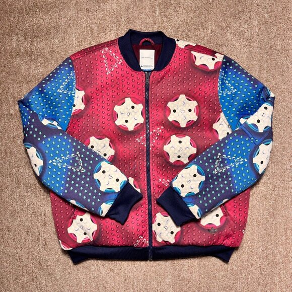 Rare 2014 Mary Katrantzou Adidas Originals Printed Bomber Jacket XL EUC - Picture 4 of 13